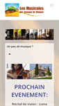 Mobile Screenshot of musicalesdescoteaux.fr